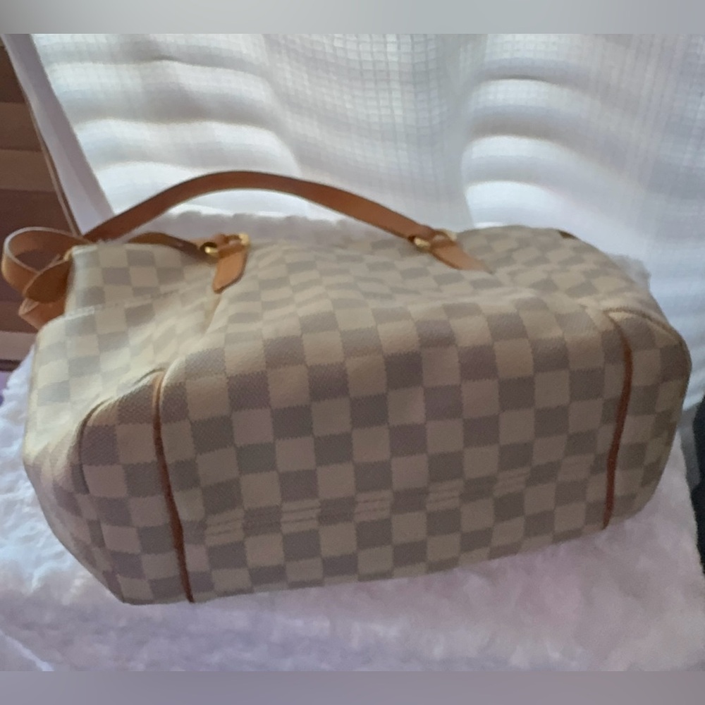 Host Pick Luxury ✨ VGUC LOUIS VUITTON Damier Azur Totally PM Tote Shoulderbag - Picture 6 of 17